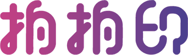 拍拍印 logo