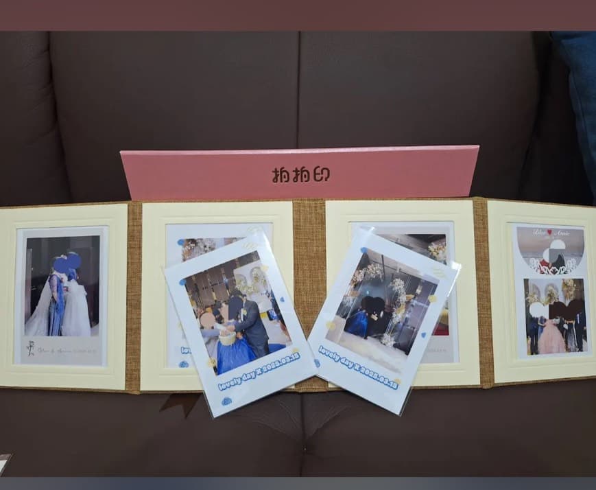 真心推薦新人們可以使用拍拍印,留下不一樣的回憶!